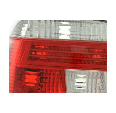Kit De Pilotos Traseros Para Bmw Serie 5 Sedan Modelo E39  95-00 Rojo Blanco Fk Automotive