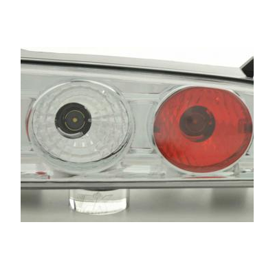 Kit De Pilotos Traseros Para Fiat Seicento Modelo 187  98-07 Cromado Fk Automotive