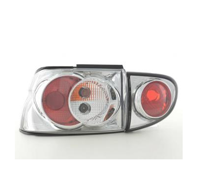 Kit De Pilotos Traseros Para Ford Escort Modelo Mk6  95- Cromado Fk Automotive