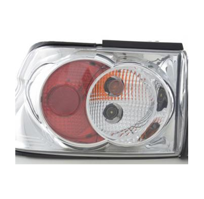 Kit De Pilotos Traseros Para Ford Escort Modelo Mk6  95- Cromado Fk Automotive