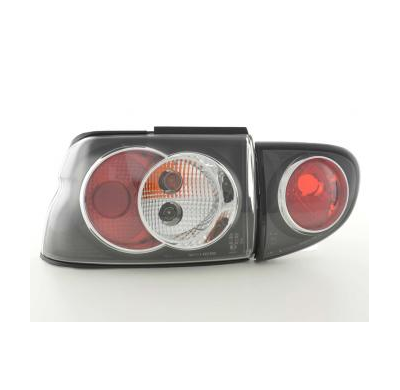 Kit De Pilotos Traseros Para Ford Escort Modelo Mk6  95- Negro Fk Automotive