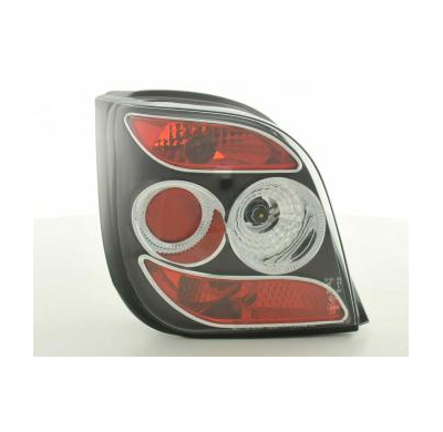 Kit De Pilotos Traseros Para Ford Fiesta 3-Ptas. Modelo Mk3  92-95 Negro Fk Automotive