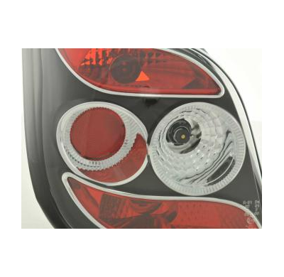 Kit De Pilotos Traseros Para Ford Fiesta 3-Ptas. Modelo Mk3  92-95 Negro Fk Automotive