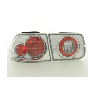 Kit De Pilotos Traseros Para Honda Civic 3-Ptas. Modelo Ej9 Ek1 2 3  96-00 Cromado Fk Automotive