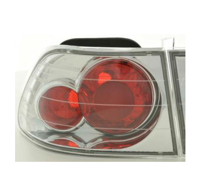 Kit De Pilotos Traseros Para Honda Civic 3-Ptas. Modelo Ej9 Ek1 2 3  96-00 Cromado Fk Automotive