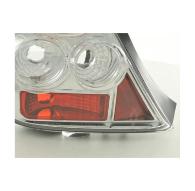 Kit De Pilotos Traseros Para Honda Civic 3 Ptas.  02 -04 Cromado Fk Automotive