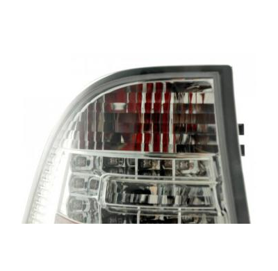 Kit De Pilotos Traseros Led Mercedes Benz Clase M Modelo W163  98-05 Cromado Fk Automotive