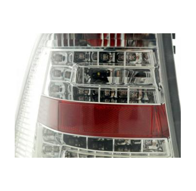 Kit De Pilotos Traseros Led Mercedes Benz Clase M Modelo W163  98-05 Cromado Fk Automotive