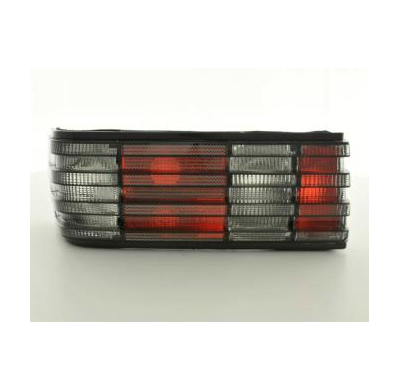 Kit De Pilotos Traseros Para Mercedes Clase S Modelo W126  80-91 Negro Fk Automotive