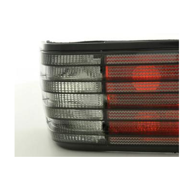 Kit De Pilotos Traseros Para Mercedes Clase S Modelo W126  80-91 Negro Fk Automotive