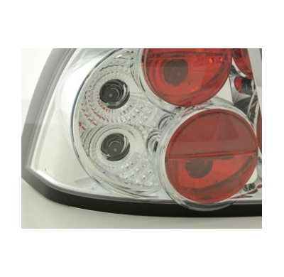 Kit De Pilotos Traseros Para Opel Vectra Modelo B  96-98 Cromado Fk Automotive