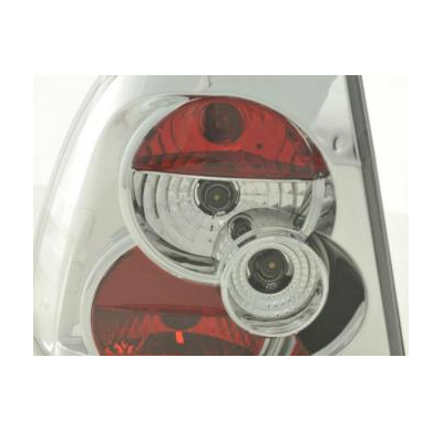 Kit De Pilotos Traseros Para Opel Vectra Modelo B  97-01 Cromado Fk Automotive