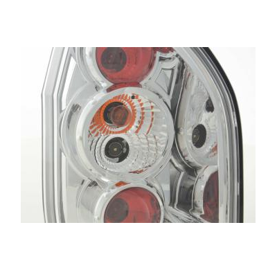 Kit De Pilotos Traseros Para Opel Zafira Modelo T98  97-04 Cromado Fk Automotive