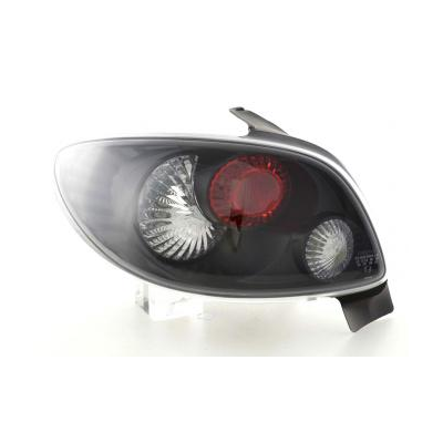 Kit De Pilotos Traseros Para Peugeot 206 Modelo 2***  98-05 Negro Fk Automotive