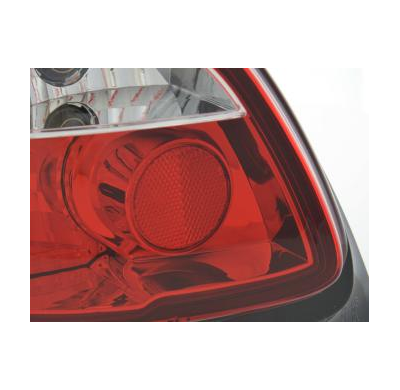Kit De Pilotos Traseros Para Peugeot 206 Modelo 2***  98-05 Color Claro Rojo Fk Automotive