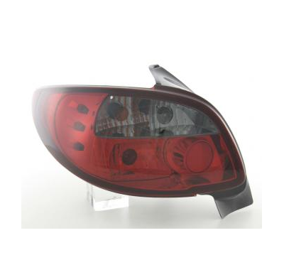 Kit De Pilotos Traseros Para Peugeot 206 Modelo 2***  98-05 Negro Rojo Fk Automotive