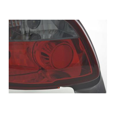 Kit De Pilotos Traseros Para Peugeot 206 Modelo 2***  98-05 Negro Rojo Fk Automotive