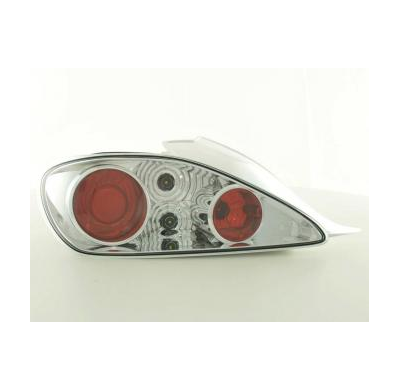 Kit De Pilotos Traseros Para Peugeot 406 2-Ptas. Modelo 8***  01-03 Cromado Fk Automotive