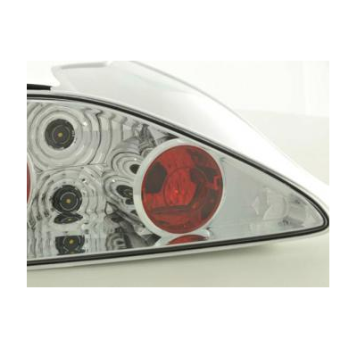 Kit De Pilotos Traseros Para Peugeot 406 2-Ptas. Modelo 8***  01-03 Cromado Fk Automotive