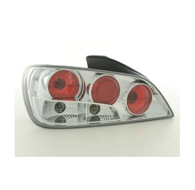 Kit De Pilotos Traseros Para Peugeot 406 4-Ptas. Modelo 8***  95-98 Cromado Fk Automotive