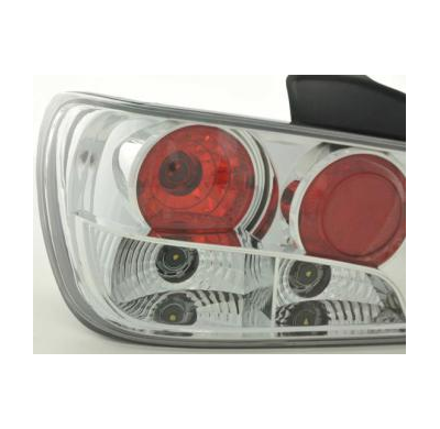 Kit De Pilotos Traseros Para Peugeot 406 4-Ptas. Modelo 8***  95-98 Cromado Fk Automotive