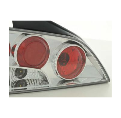 Kit De Pilotos Traseros Para Peugeot 406 4-Ptas. Modelo 8***  95-98 Cromado Fk Automotive