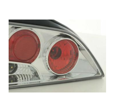 Kit De Pilotos Traseros Para Peugeot 406 4-Ptas. Modelo 8***  95-98 Negrocromado Fk Automotive