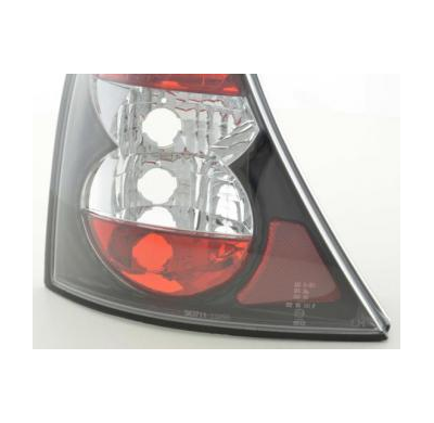 Kit De Pilotos Traseros Para Renault Clio Modelo B  98-01 Negro Fk Automotive