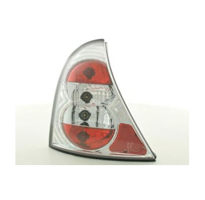 Kit De Pilotos Traseros Para Renault Clio Modelo B  01-04 Cromado Fk Automotive