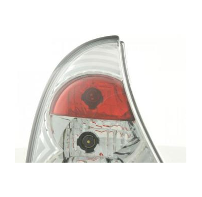 Kit De Pilotos Traseros Para Renault Clio Modelo B  01-04 Cromado Fk Automotive