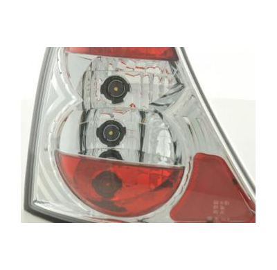 Kit De Pilotos Traseros Para Renault Clio Modelo B  01-04 Cromado Fk Automotive