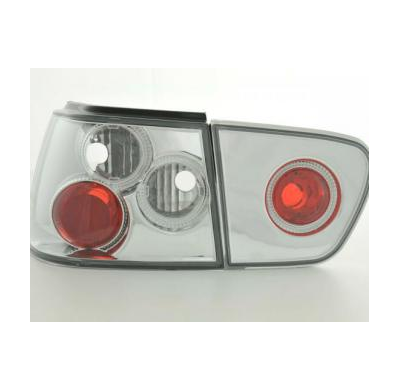 Kit De Pilotos Traseros Para Seat Ibiza Modelo 6k  97-02 Cromado Fk Automotive