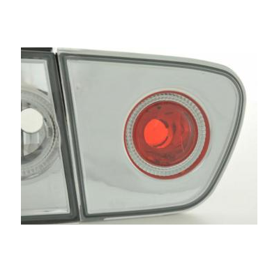 Kit De Pilotos Traseros Para Seat Ibiza Modelo 6k  97-02 Cromado Fk Automotive