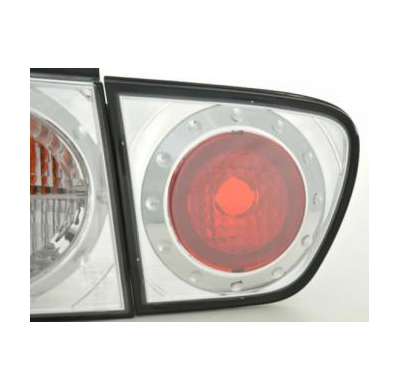 Kit De Pilotos Traseros Para Seat Ibiza Modelo 6k  97-02 Cromado Fk Automotive