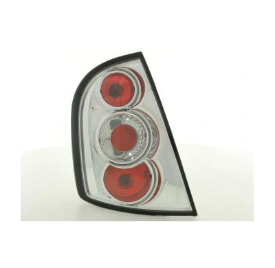 Kit De Pilotos Traseros Para Skoda Fabia Modelo 6y  99-07 Cromado Fk Automotive