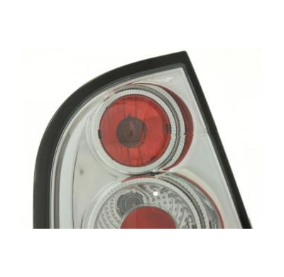 Kit De Pilotos Traseros Para Skoda Fabia Modelo 6y  99-07 Cromado Fk Automotive