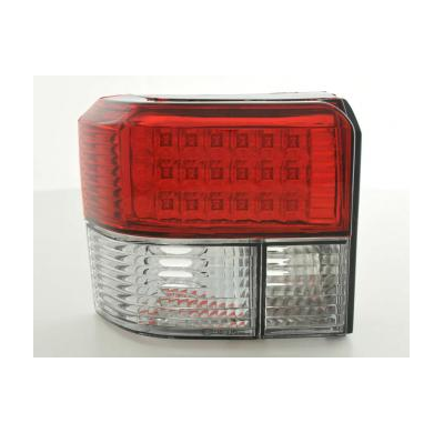 Kit De Pilotos Traseros Led Vw Bus T4 Modelo 70...  91-04 Rojo/Blanco Fk Automotive