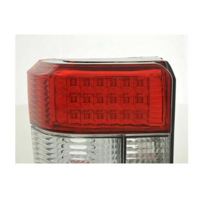 Kit De Pilotos Traseros Led Vw Bus T4 Modelo 70...  91-04 Rojo/Blanco Fk Automotive