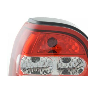 Kit De Pilotos Traseros Para Vw Golf 3 Modelo 1hxo  92-97 Blanco Rojo Fk Automotive