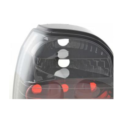 Kit De Pilotos Traseros Para Vw Golf 3 Modelo 1hxo  92-97 Negro Cromado Fk Automotive