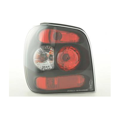 Kit De Pilotos Traseros Para Vw Polo Modelo 6n  94-99 Negro Fk Automotive