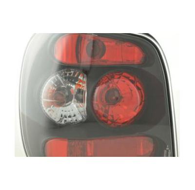 Kit De Pilotos Traseros Para Vw Polo Modelo 6n  94-99 Negro Fk Automotive