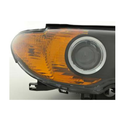 Faro De Recambio Lado Derecho Para Bmw Serie 3 E46 Coupe 03-06, Negro Fk Automotive