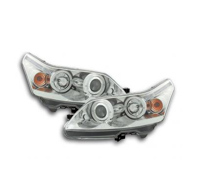 Faros Delanteros Set Angel Eyes Citroen C4 3-Ptas./5-Ptas. Modelo L  04- Cromado Fk Automotive