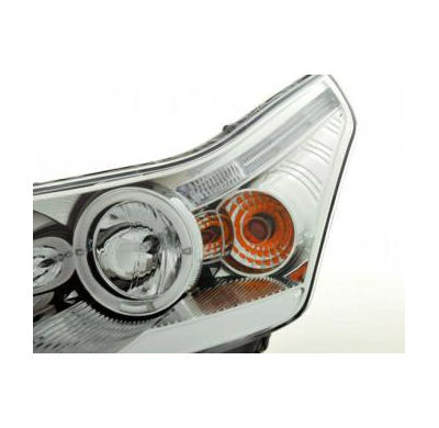 Faros Delanteros Set Angel Eyes Citroen C4 3-Ptas./5-Ptas. Modelo L  04- Cromado Fk Automotive