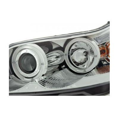 Faros Delanteros Set Angel Eyes Citroen C4 3-Ptas./5-Ptas. Modelo L  04- Cromado Fk Automotive