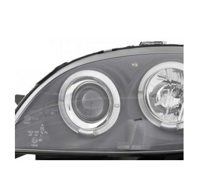 Faros Delanteros Set Angel Eyes Citroen Saxo  00-02 Negro Fk Automotive