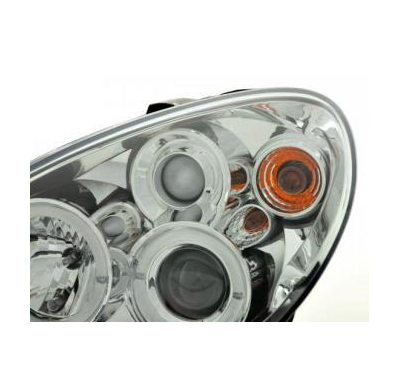 Faros Delanteros Set Angel Eyes Citroen Xsara Modelo N7  00-05 Cromado Fk Automotive