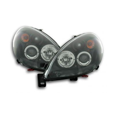 Faros Delanteros Set Angel Eyes Citroen Xsara Modelo N7  00-05 Negro Fk Automotive