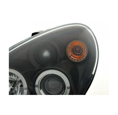 Faros Delanteros Set Angel Eyes Citroen Xsara Modelo N7  00-05 Negro Fk Automotive